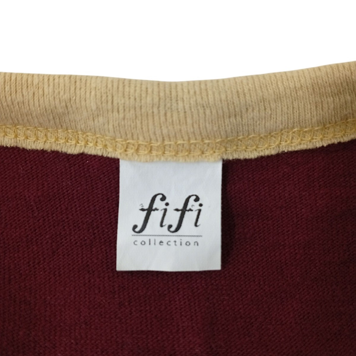 fifi collection バイカラーブラウスタンクトップ 古着・中古-3枚目のアイテム画像