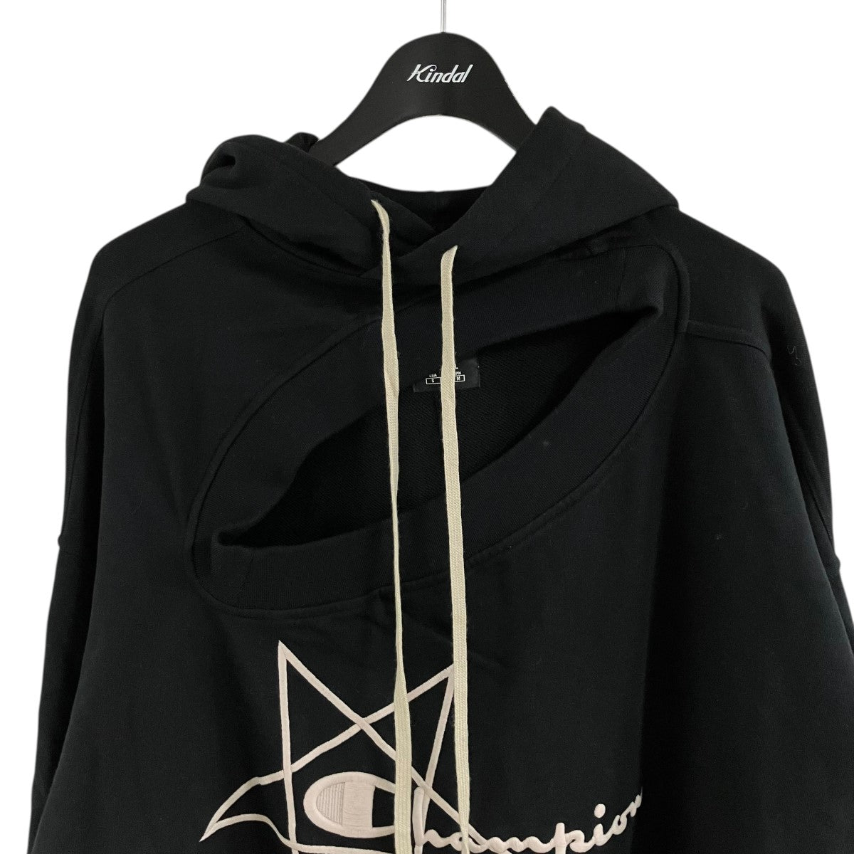 RICK OWENS×Champion プルオーバーパーカー 古着・中古-2枚目のアイテム画像