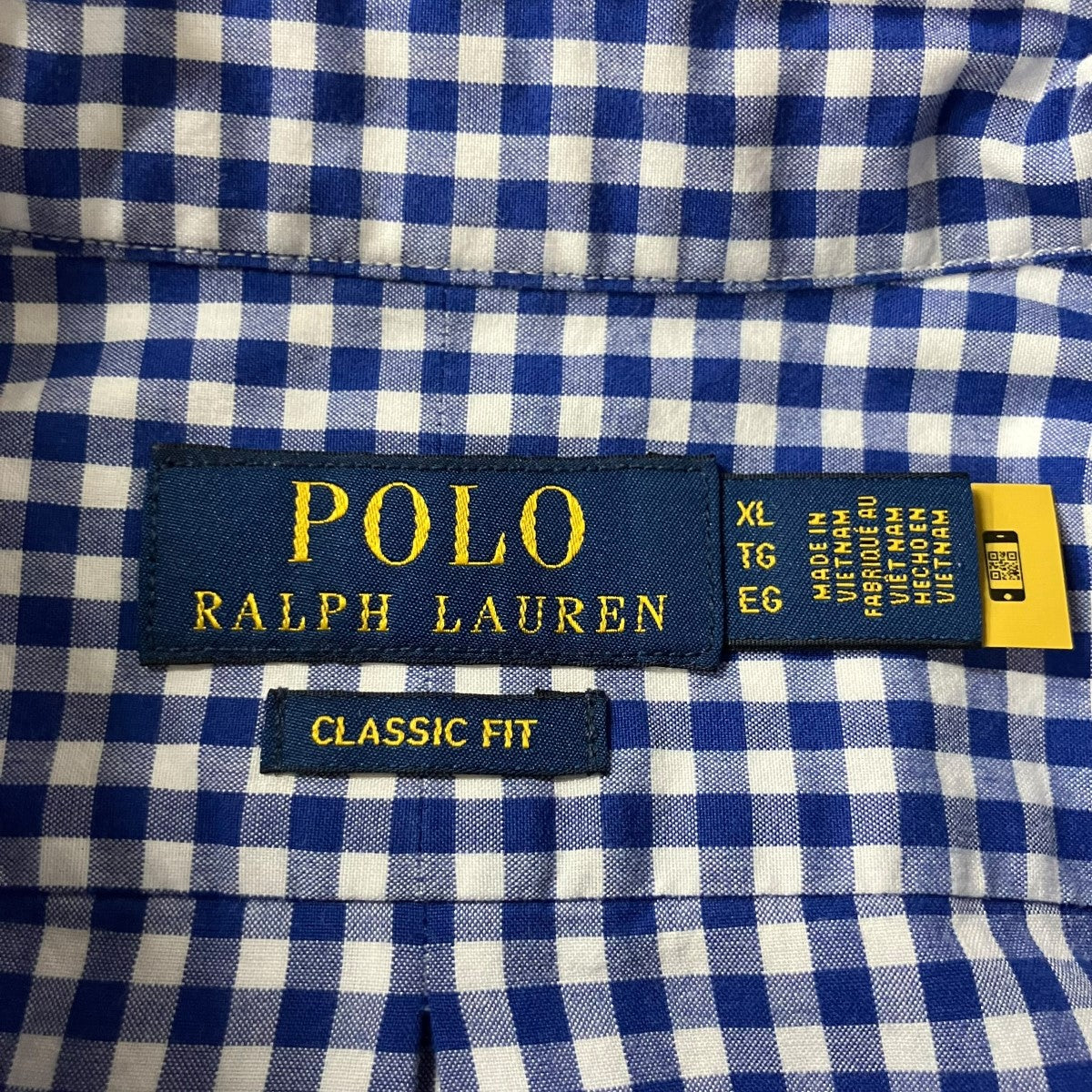 ギンガムチェックシャツ