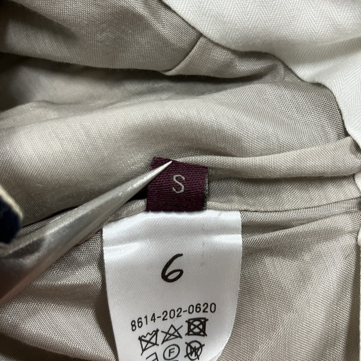 6(ROKU) BEAUTY＆YOUTH チェックウールスラックスパンツ 古着・中古-8枚目のアイテム画像