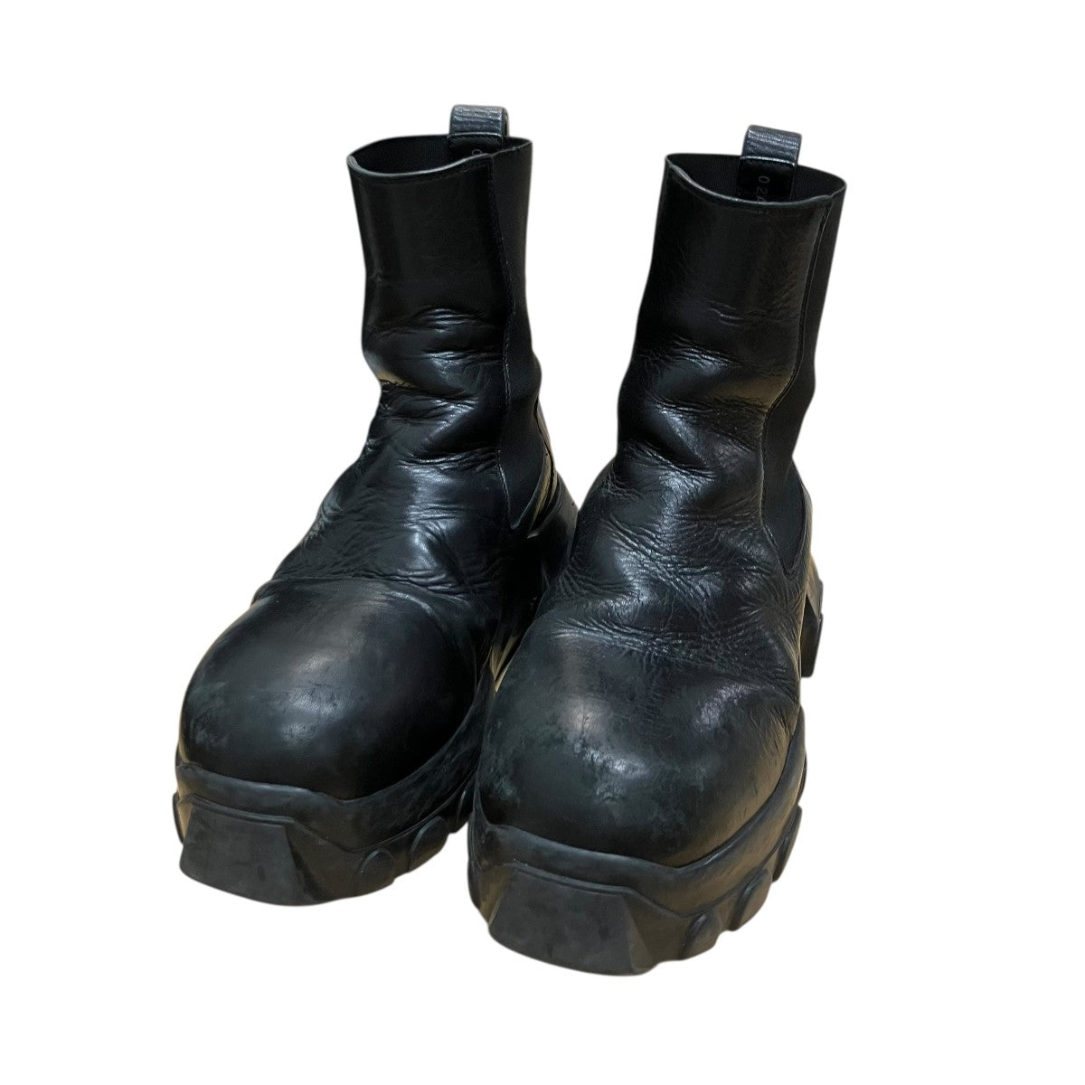 RICK OWENS ビートルトラクターブーツ 古着・中古-1枚目のアイテム画像