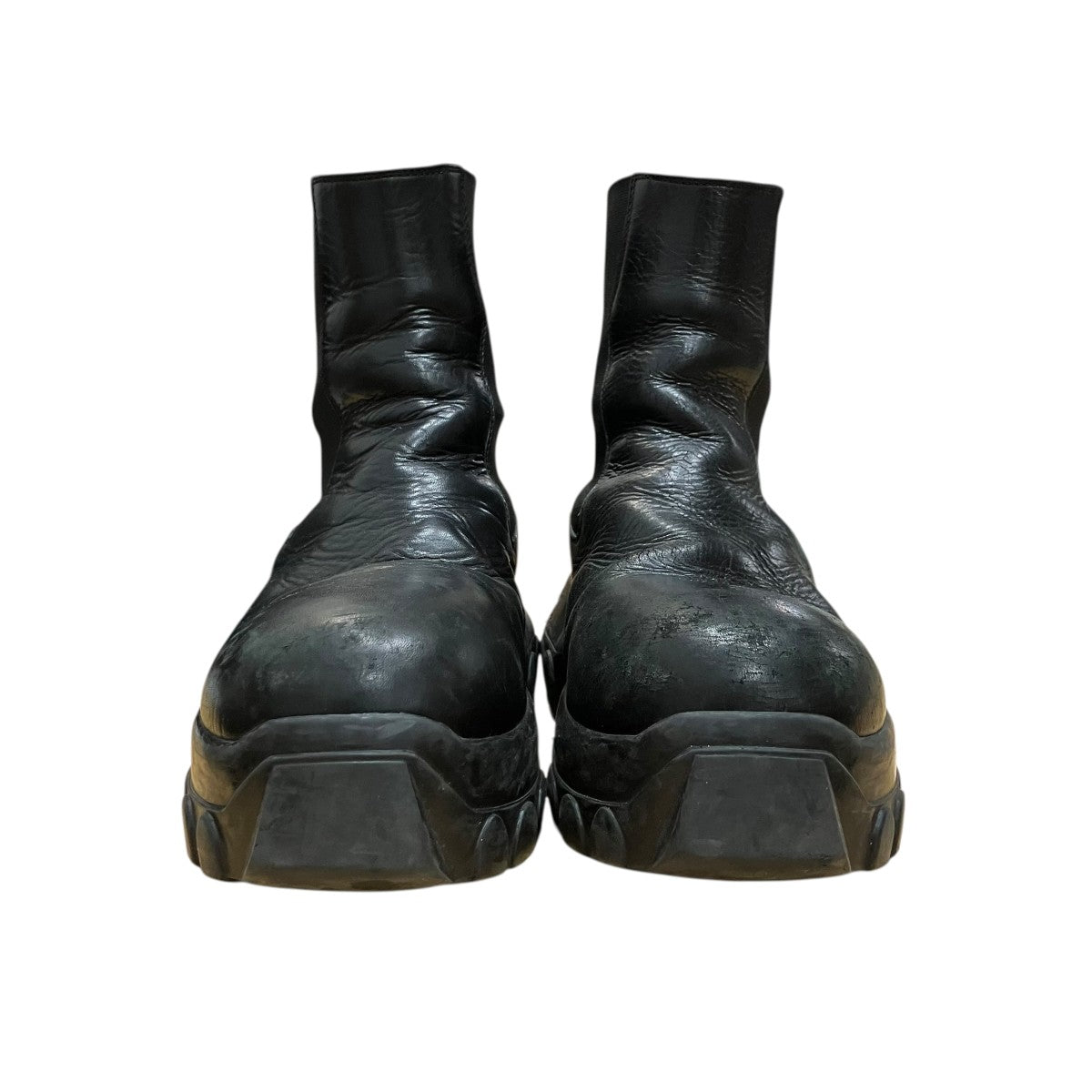 RICK OWENS ビートルトラクターブーツ 古着・中古-2枚目のアイテム画像