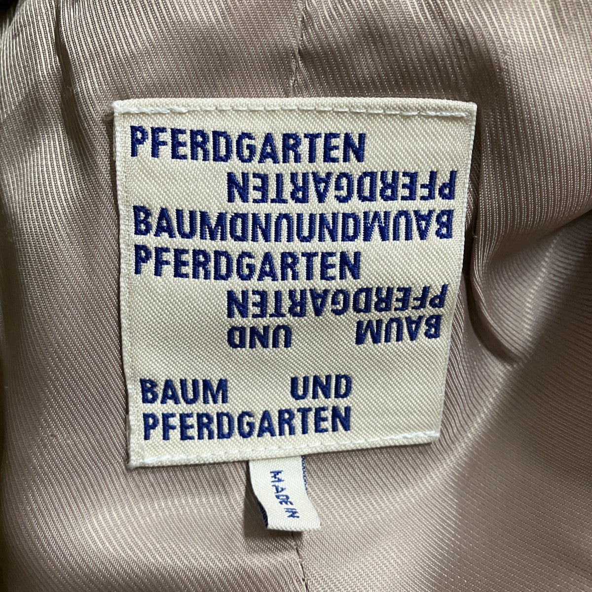 BAUM UND PFERDGARTEN ファーコート 古着・中古-5枚目のアイテム画像