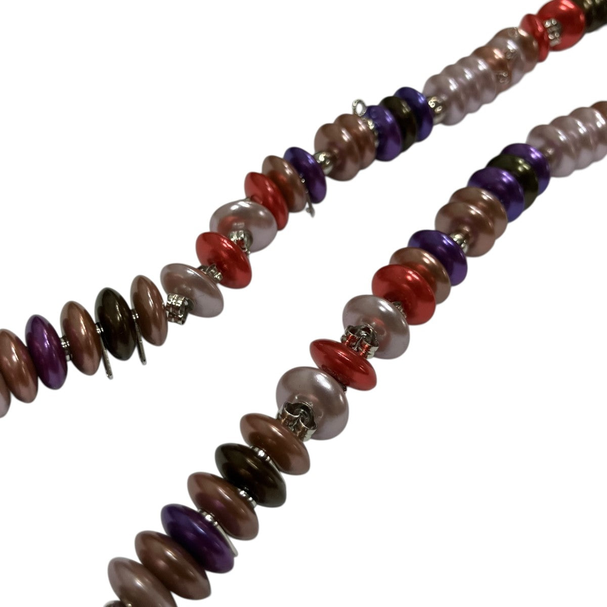 パールディスクネックレス