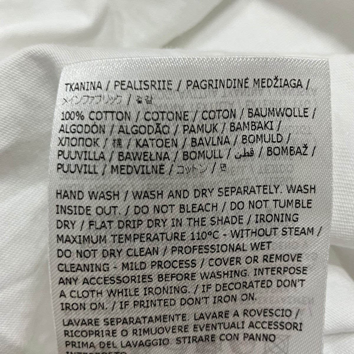 JIL SANDER クルーネックTシャツ 古着・中古-7枚目のアイテム画像
