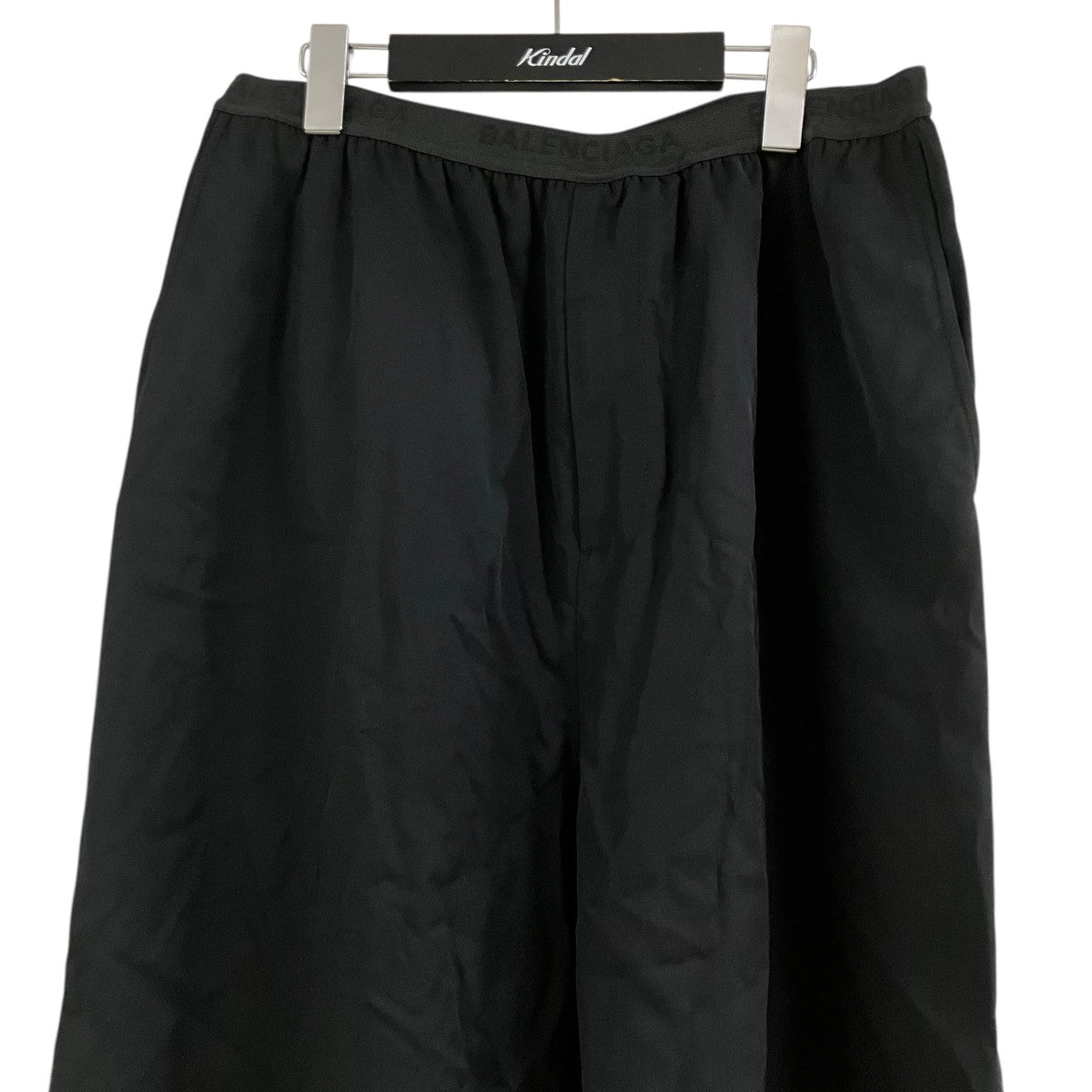 BALENCIAGA ウエストロゴスラックスワイドパンツ 古着・中古-2枚目のアイテム画像