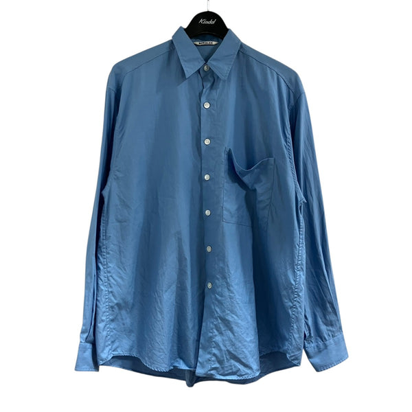 AURALEE(オーラリー) ウォッシュドフィックスツイルシャツ A25SS02TN