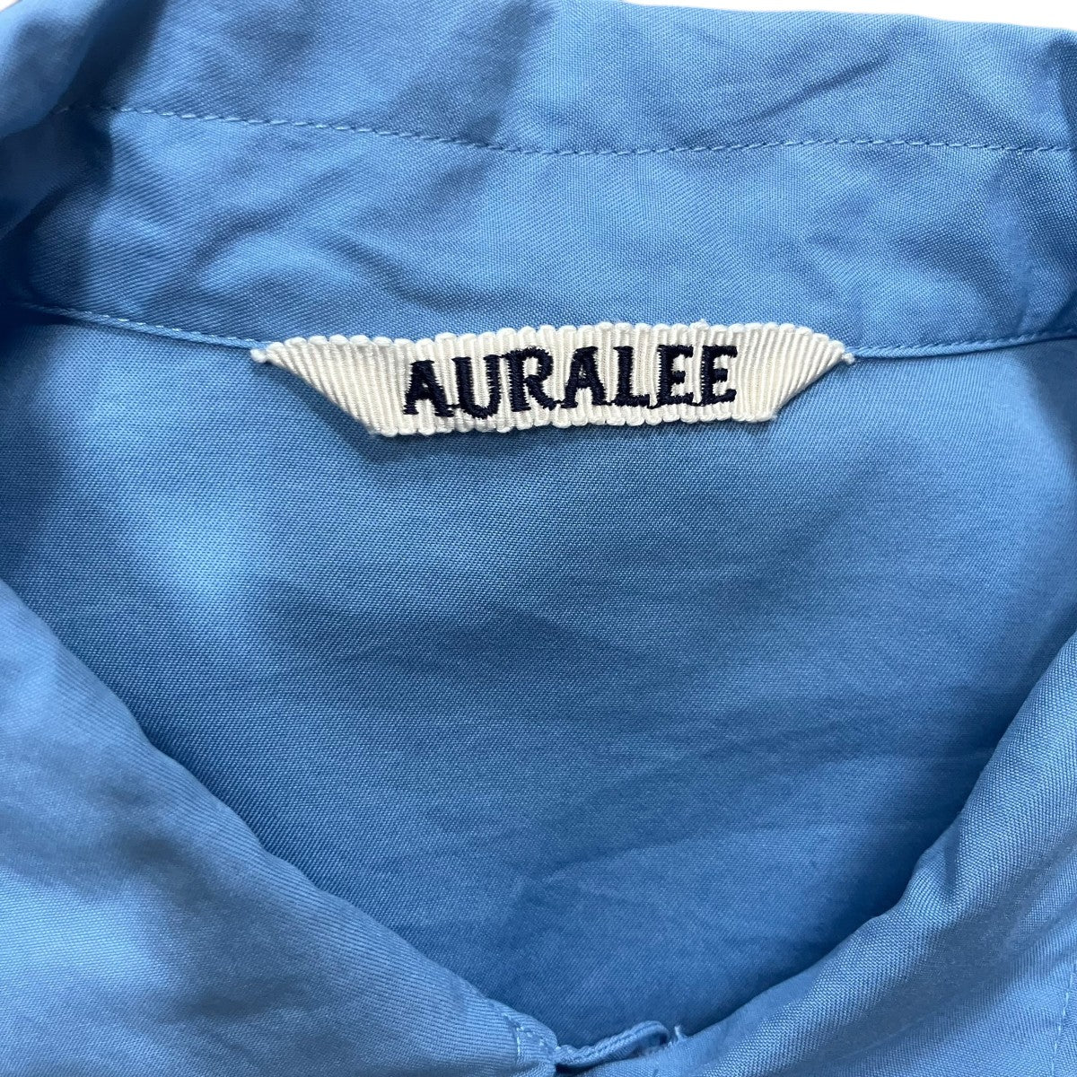 AURALEE(オーラリー) ウォッシュドフィックスツイルシャツ A25SS02TN