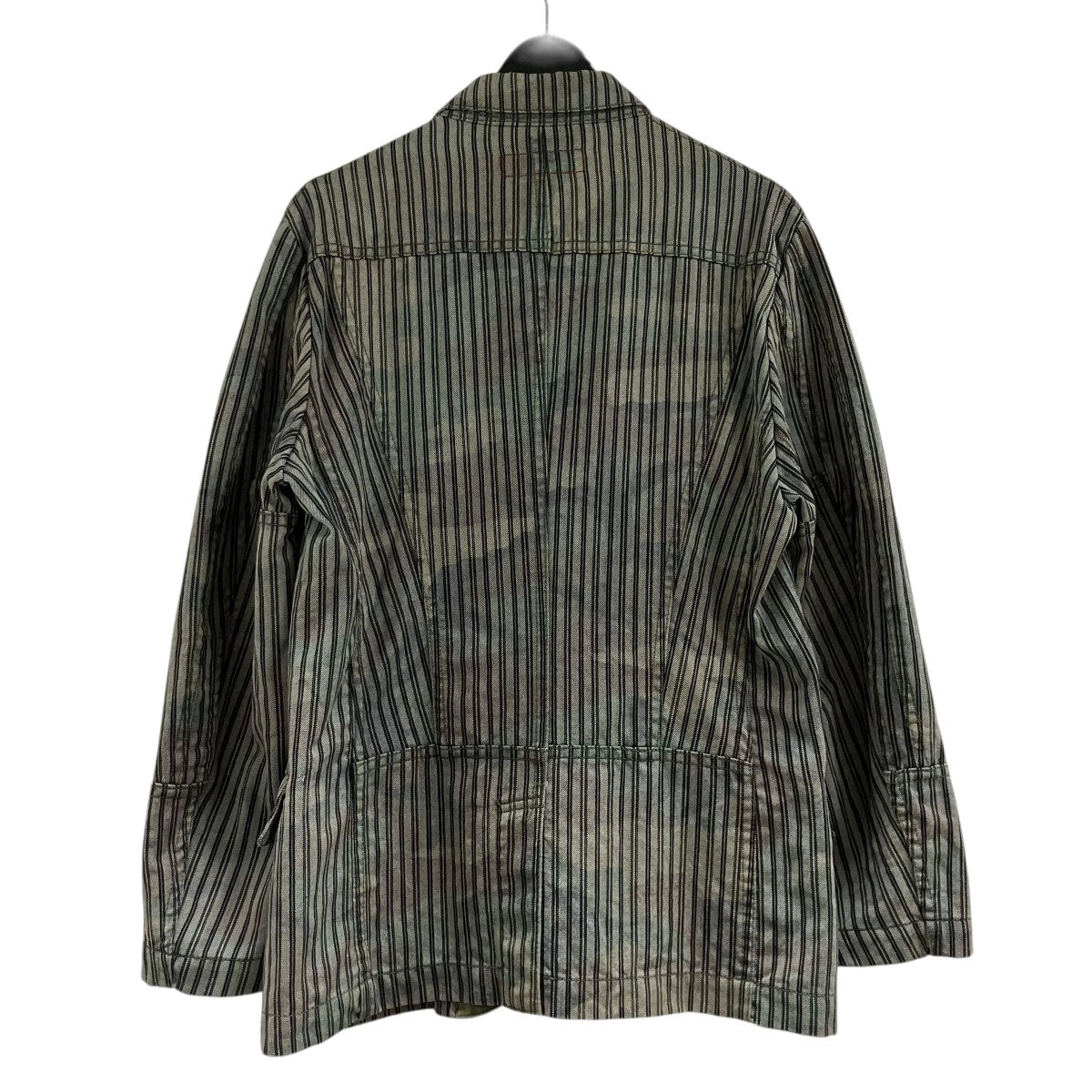 JUNYA WATANABE CdG MAN×LEVI’S カモフラージュ柄 ストライプ テーラード ジャケット 古着・中古-3枚目のアイテム画像
