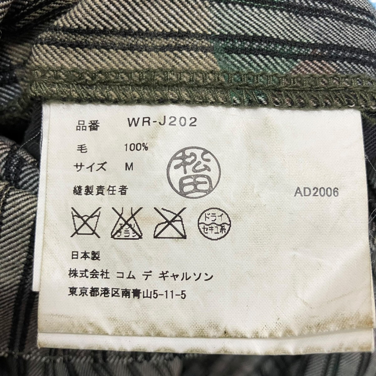 JUNYA WATANABE CdG MAN×LEVI’S カモフラージュ柄 ストライプ テーラード ジャケット 古着・中古-6枚目のアイテム画像
