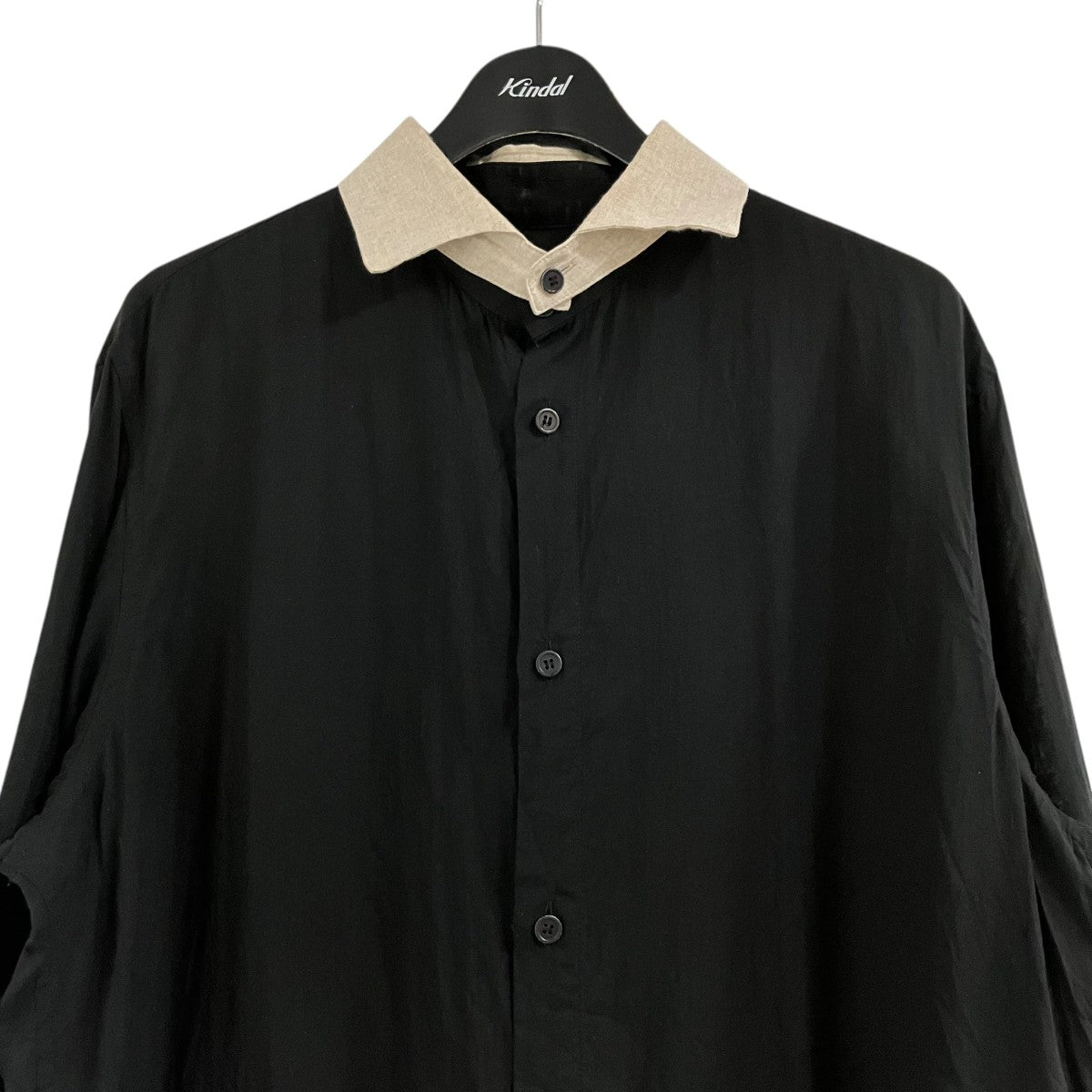 Yohji Yamamoto pour homme N-スペアカラー付きシャツ 古着・中古-2枚目のアイテム画像