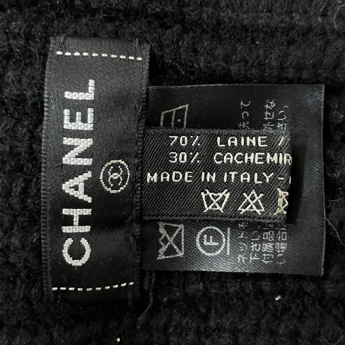 CHANEL ニットキャップ ビーニー 古着・中古-5枚目のアイテム画像