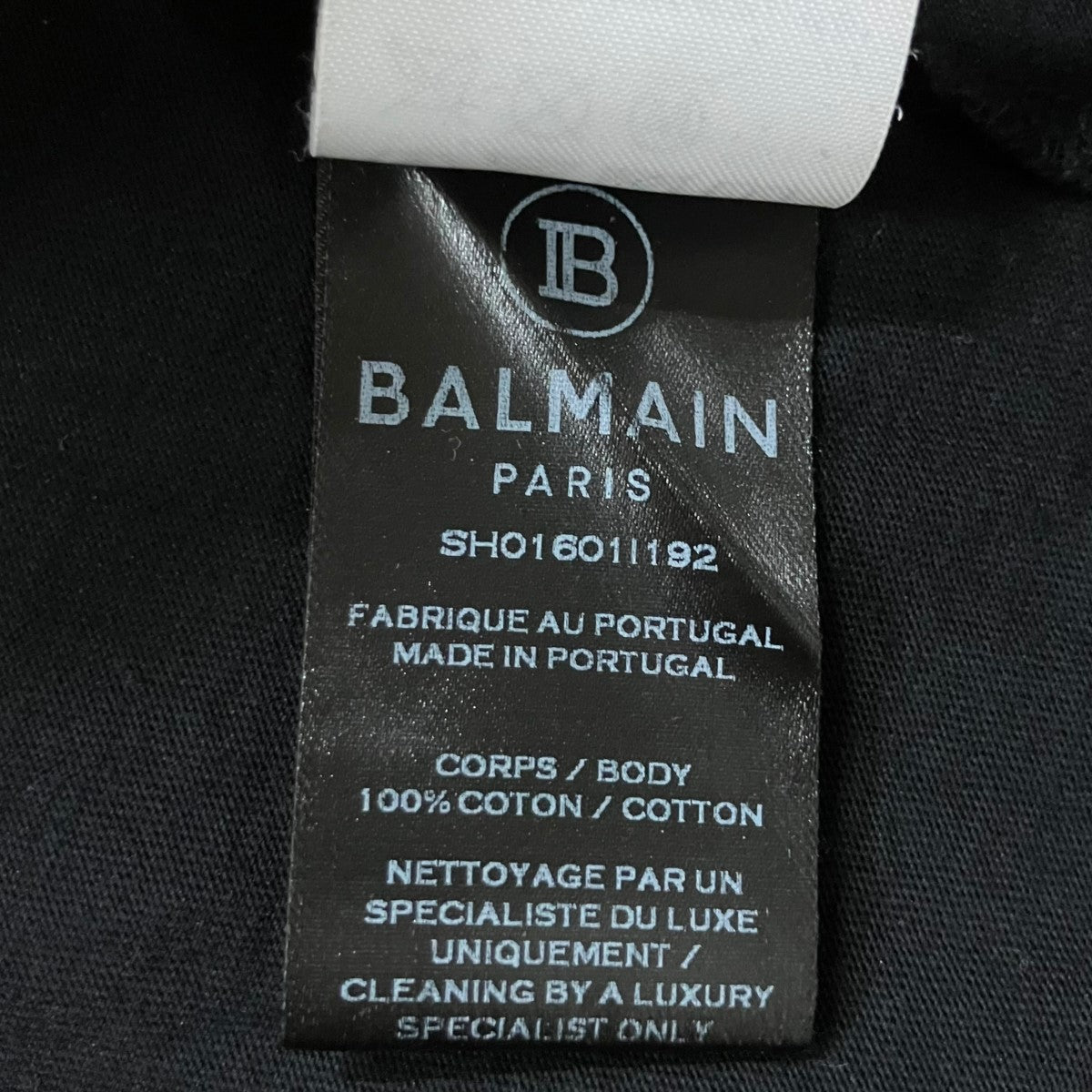 BALMAIN ロゴプリントTシャツ 古着・中古-9枚目のアイテム画像
