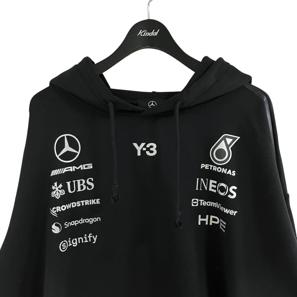 Y-3(ワイスリー) Mercedes-Benzコラボ プルオーバー パーカー KR2392