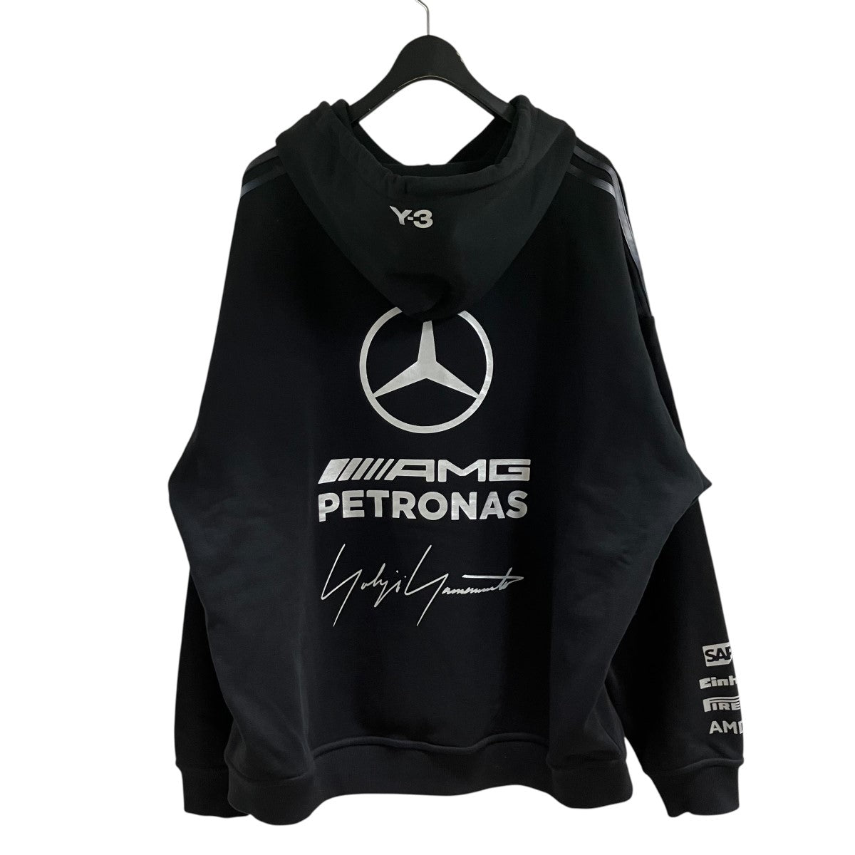Y-3 Mercedes-Benzコラボ プルオーバー パーカー 古着・中古-3枚目のアイテム画像