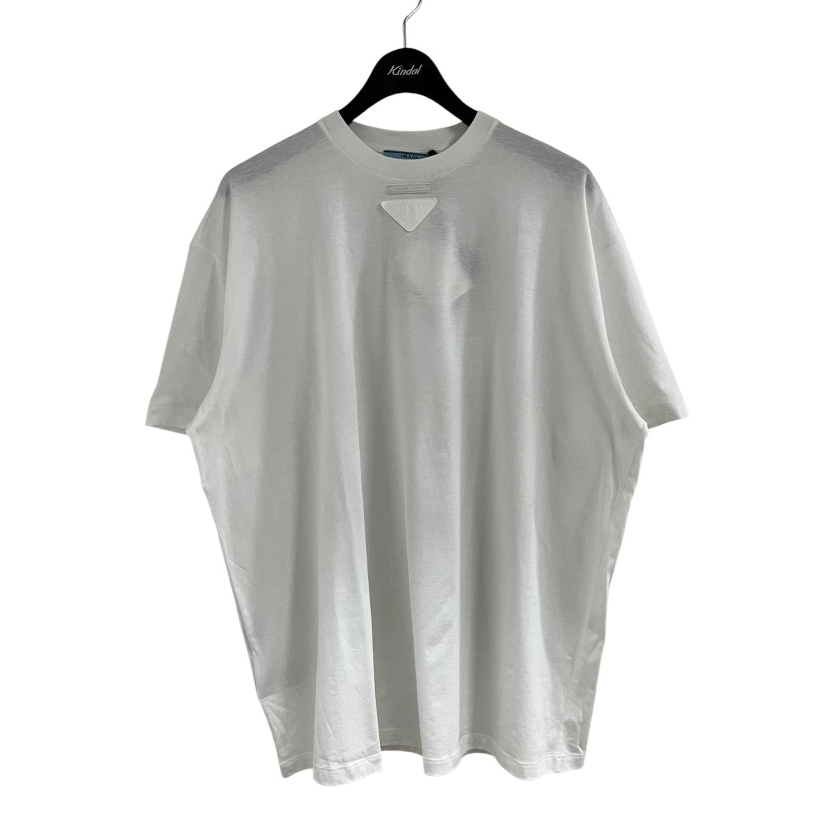 PRADA フロントト ライアングルロゴＴシャツ 古着・中古-1枚目のアイテム画像