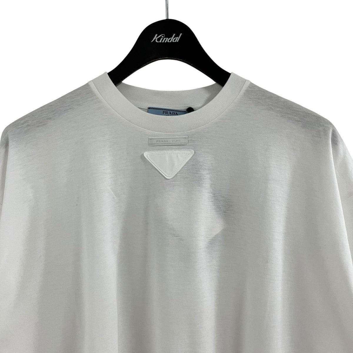 PRADA フロントト ライアングルロゴＴシャツ 古着・中古-2枚目のアイテム画像
