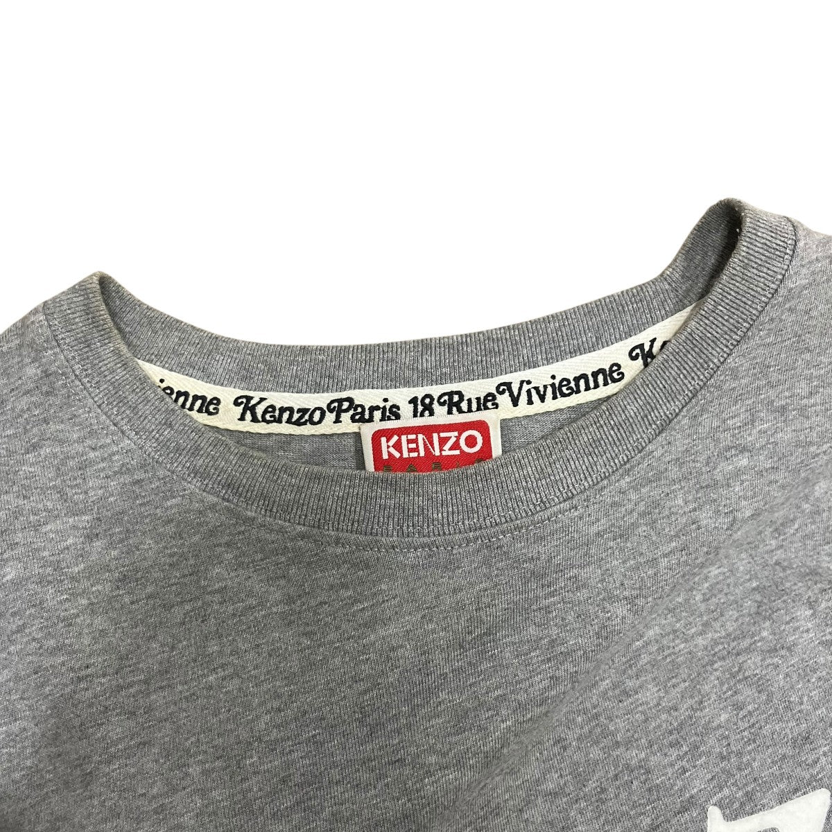 KENZO ビッグロゴフェルトTシャツ 古着・中古-5枚目のアイテム画像