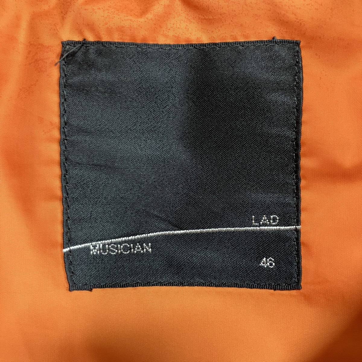 LAD MUSICIAN MA-1 ジャケット 古着・中古-5枚目のアイテム画像
