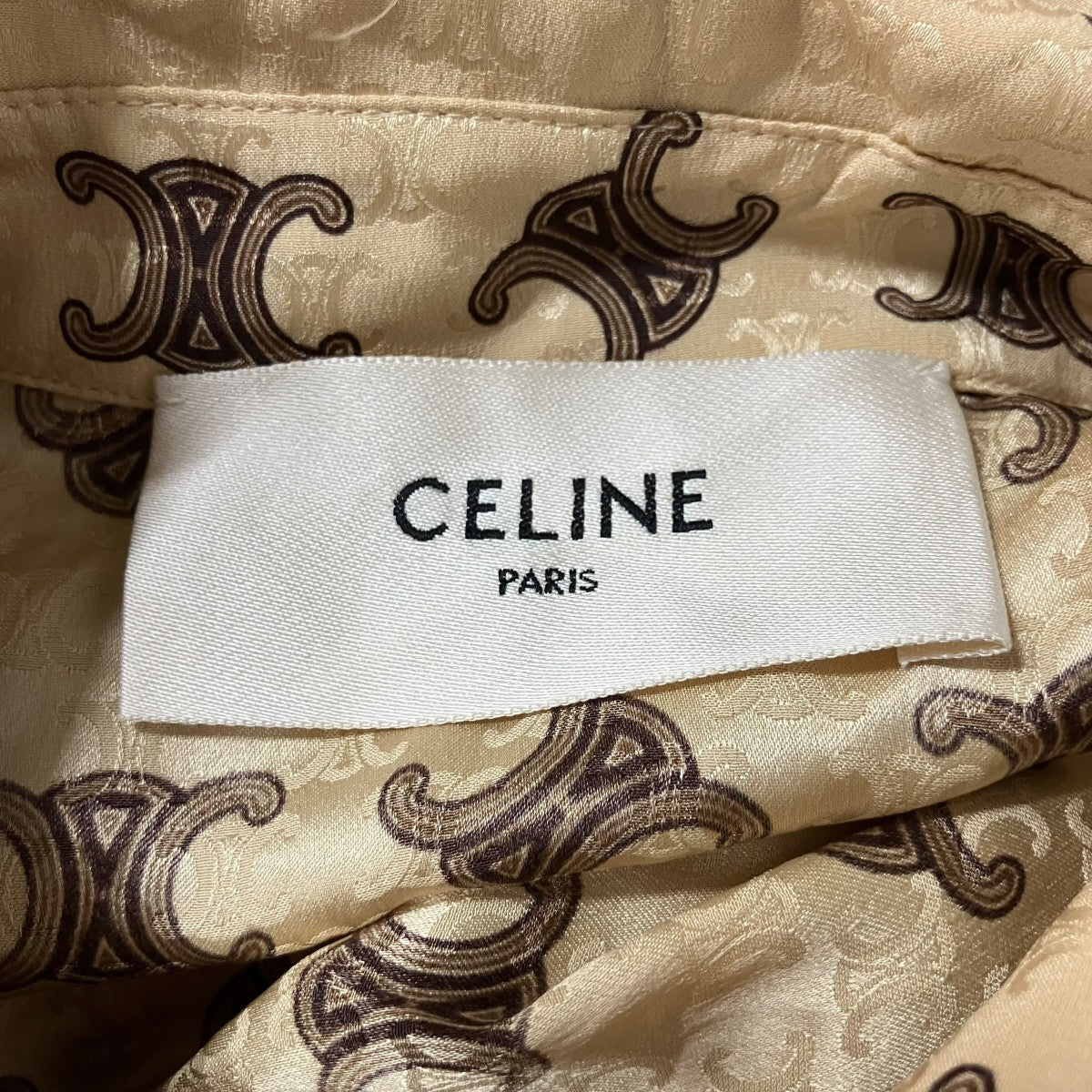 CELINE トリオンフ柄ワンピース 古着・中古-5枚目のアイテム画像