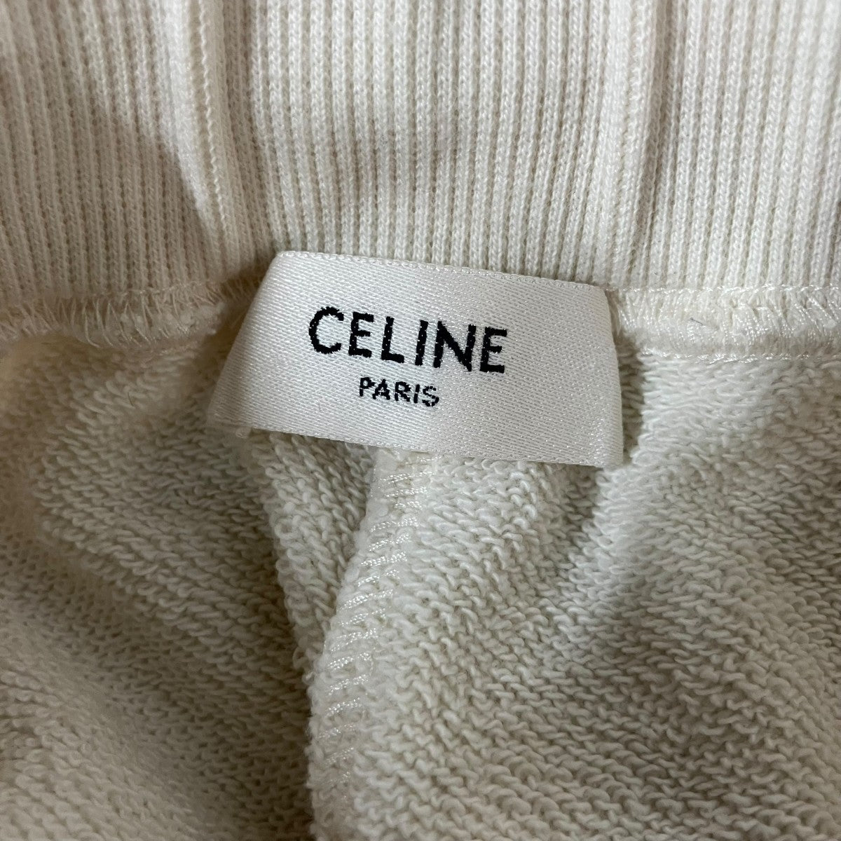 CELINE ロゴ刺繍カットオフスウェットショーツ 古着・中古-5枚目のアイテム画像