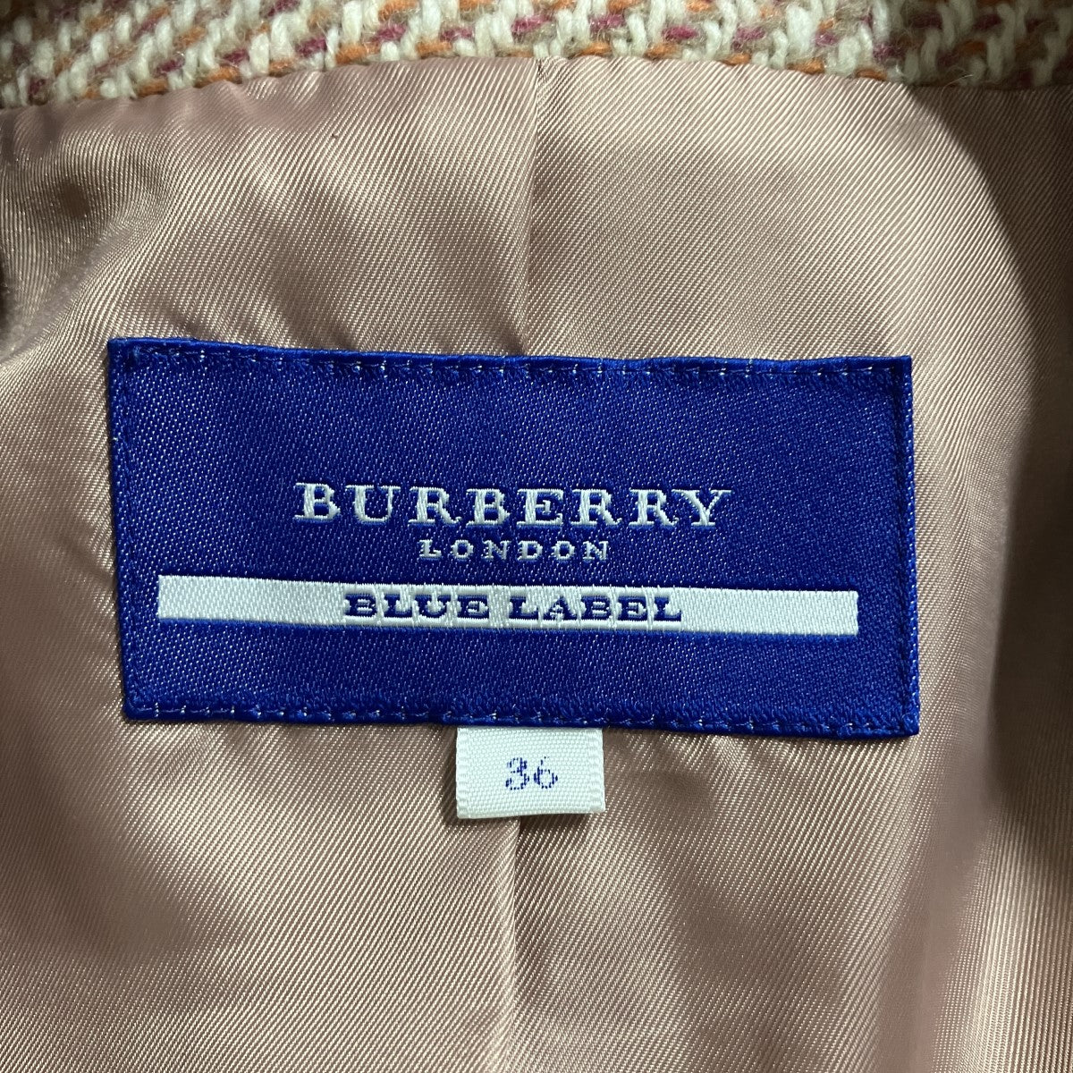 BURBERRY BLUE LABEL Pコート 古着・中古-5枚目のアイテム画像