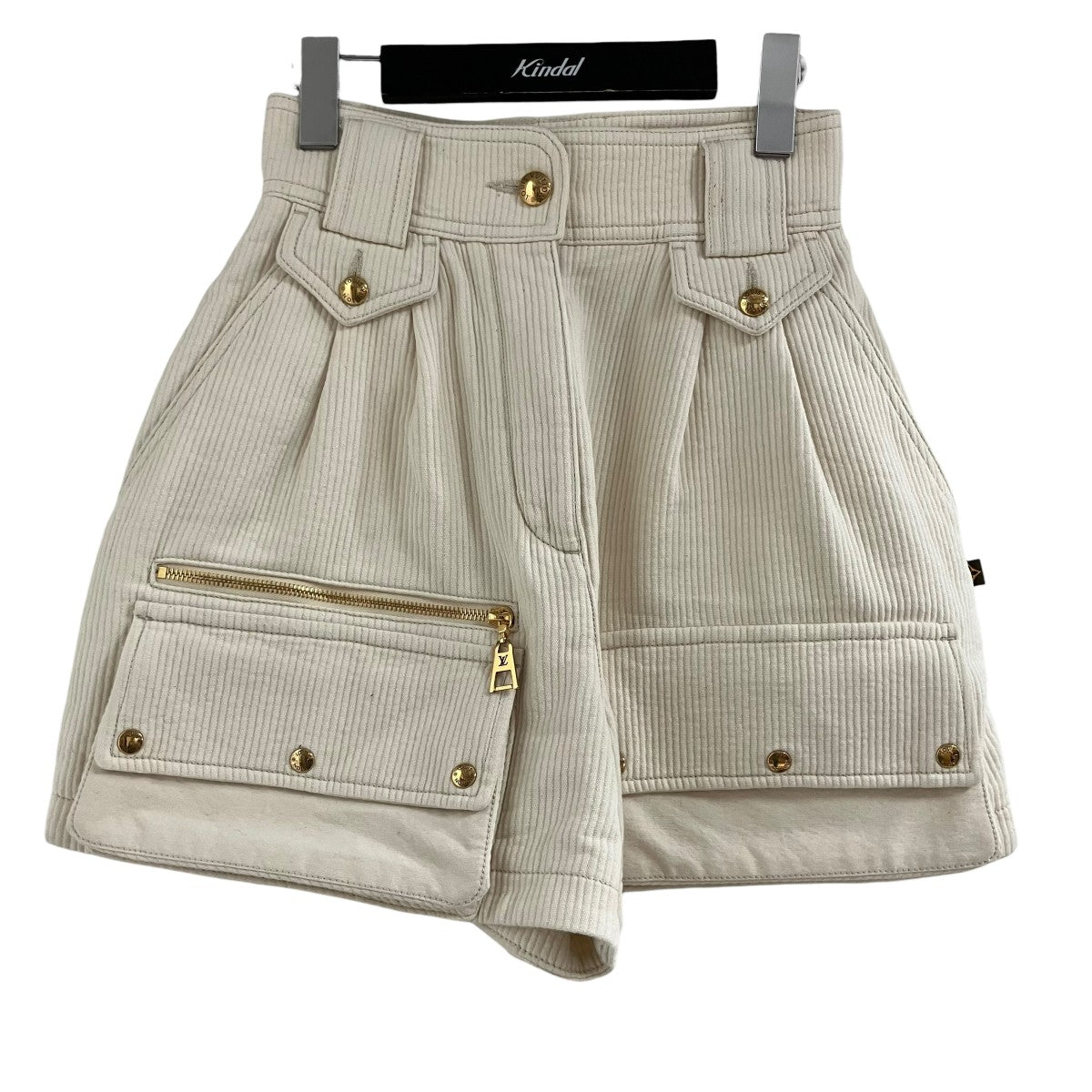 LOUIS VUITTON リブデニムサファリショーツ 古着・中古-1枚目のアイテム画像