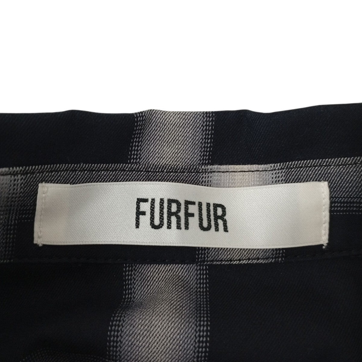 ベルト付きフリルシャツチェックワンピースRWF0254092