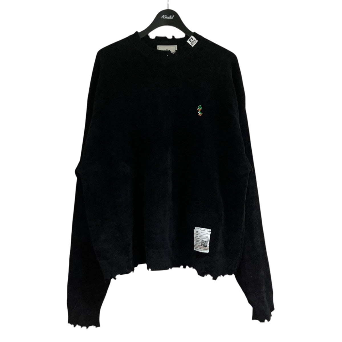 Maison MIHARA YASUHIRO ディストレスド ニットセーター 古着・中古-1枚目のアイテム画像