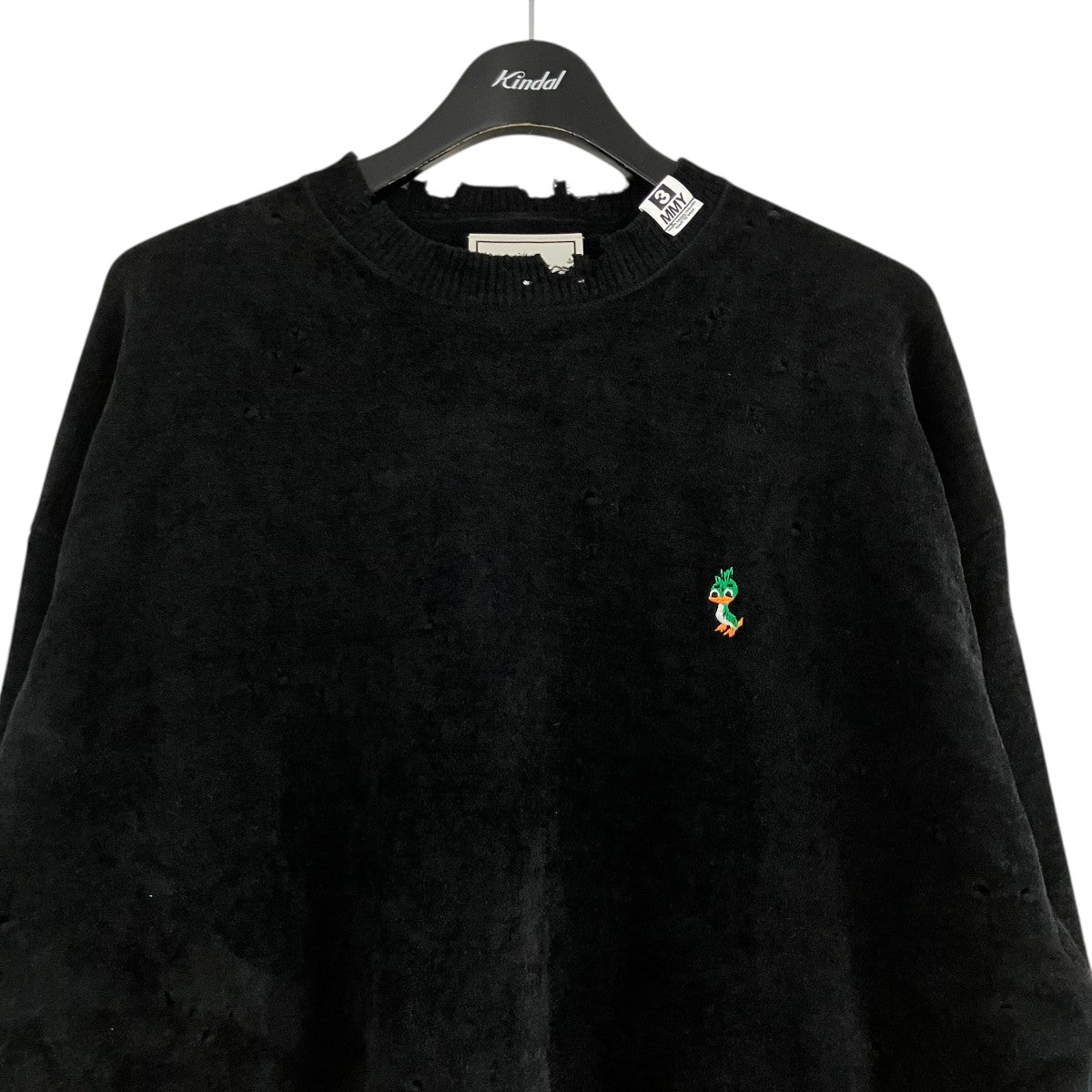 Maison MIHARA YASUHIRO ディストレスド ニットセーター 古着・中古-2枚目のアイテム画像