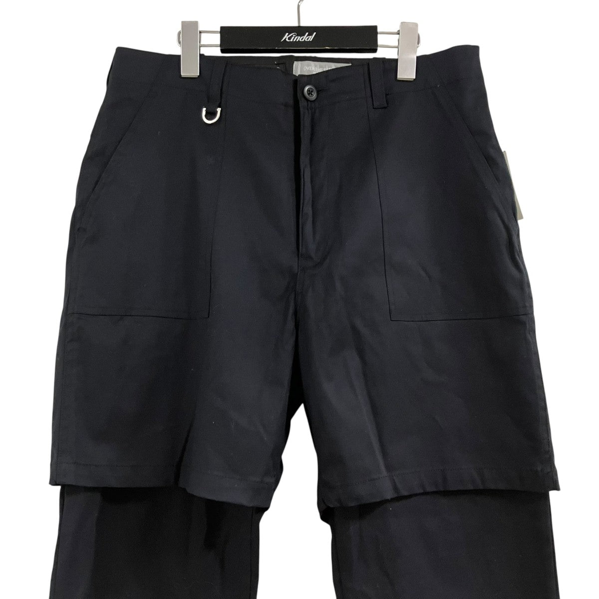 Mastermind JAPAN×OVER THE STRIPES レイヤードデザインパンツ 古着・中古-2枚目のアイテム画像