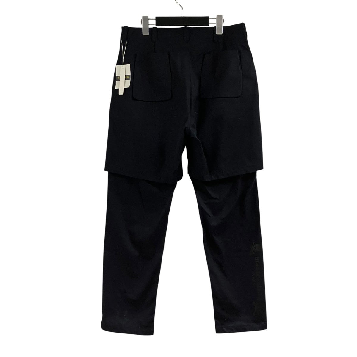 Mastermind JAPAN×OVER THE STRIPES レイヤードデザインパンツ 古着・中古-3枚目のアイテム画像