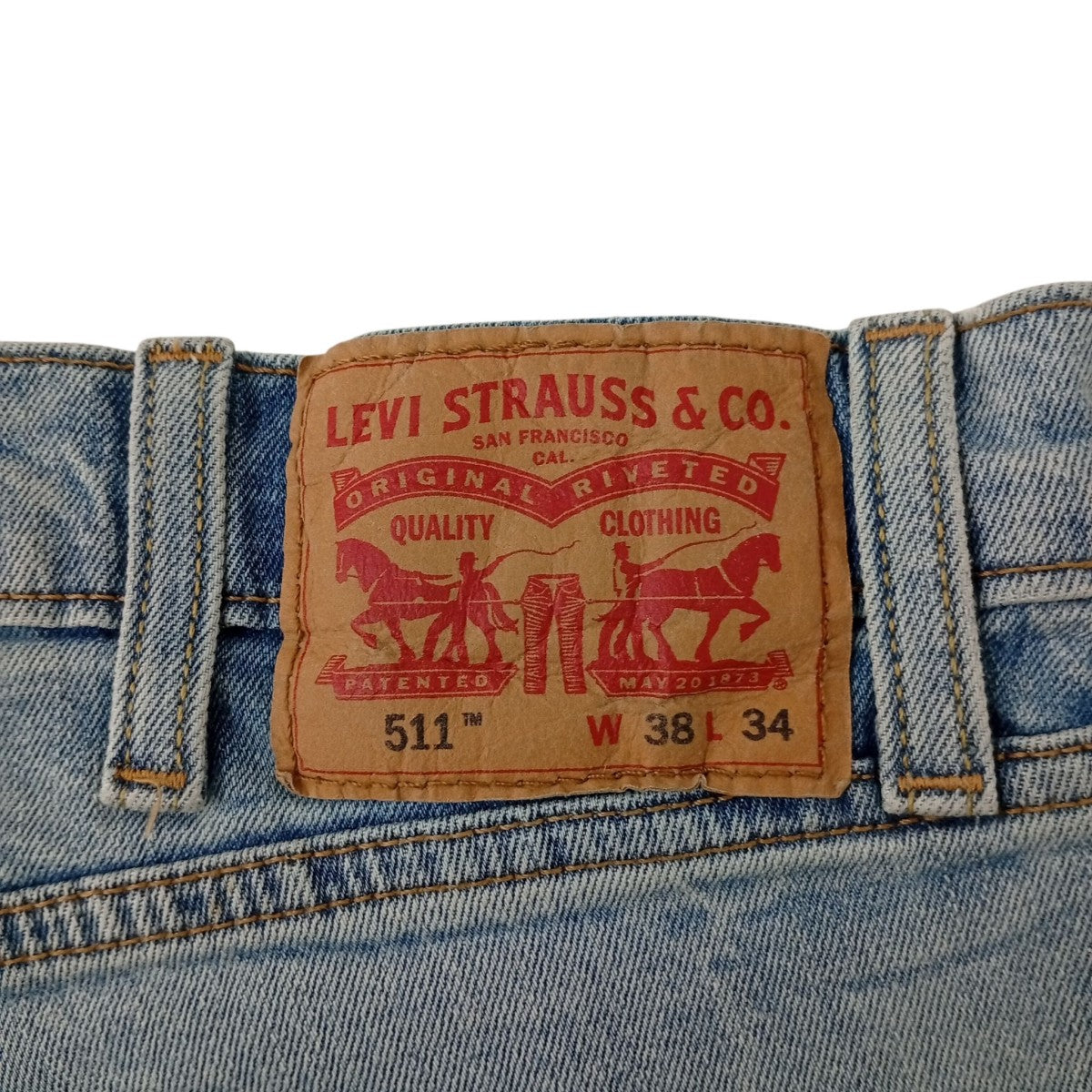 LEVI’S アイスウォッシュデニムパンツ 古着・中古-5枚目のアイテム画像