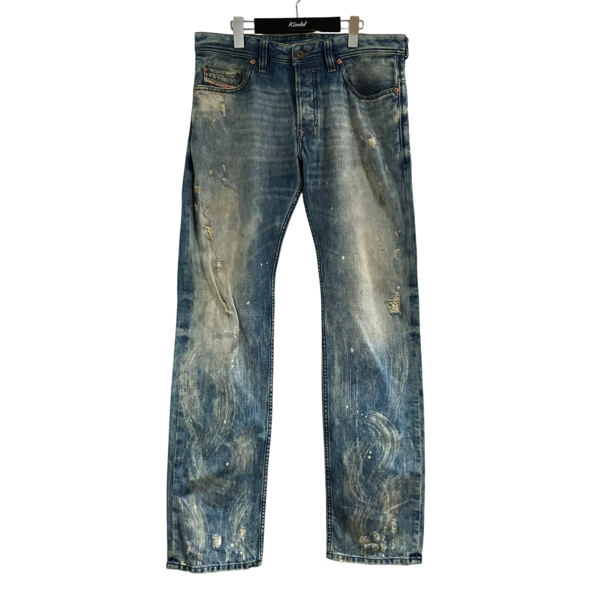 DIESEL(ディーゼル) クラッシュ加工デニムパンツ WASH0886P インディゴ