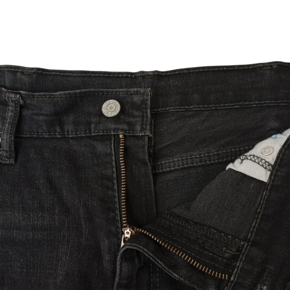LEVI’S ブラックデニムパンツ 古着・中古-3枚目のアイテム画像