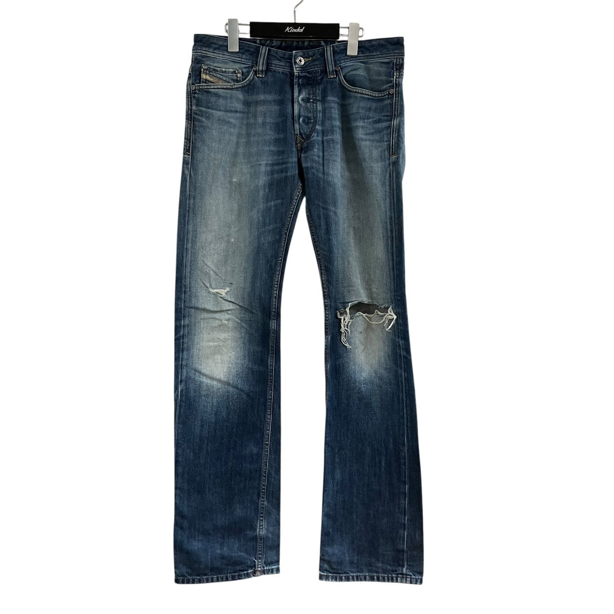DIESEL ニークラッシュデニムパンツ 古着・中古-1枚目のアイテム画像