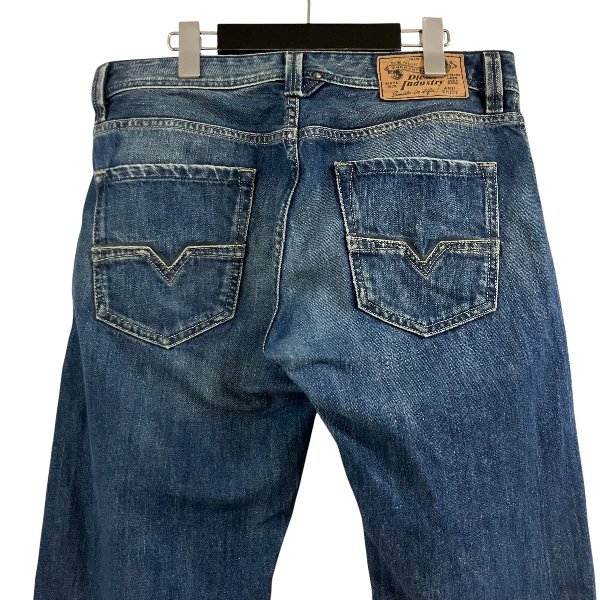 DIESEL ウォッシュド加工ストレートデニムパンツ 古着・中古-4枚目のアイテム画像