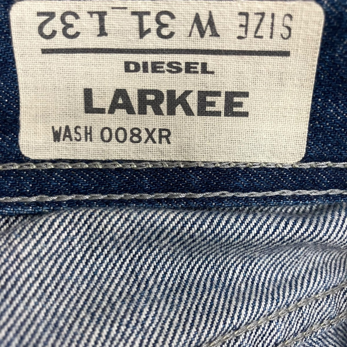 DIESEL ウォッシュド加工ストレートデニムパンツ 古着・中古-6枚目のアイテム画像