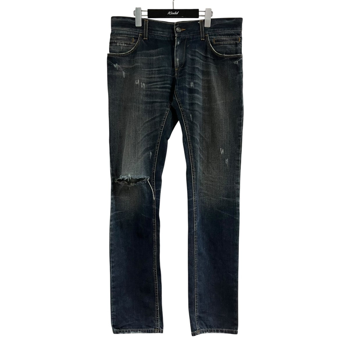 クラッシュ加工ウォッシュドデニムパンツG374LP/G8H50