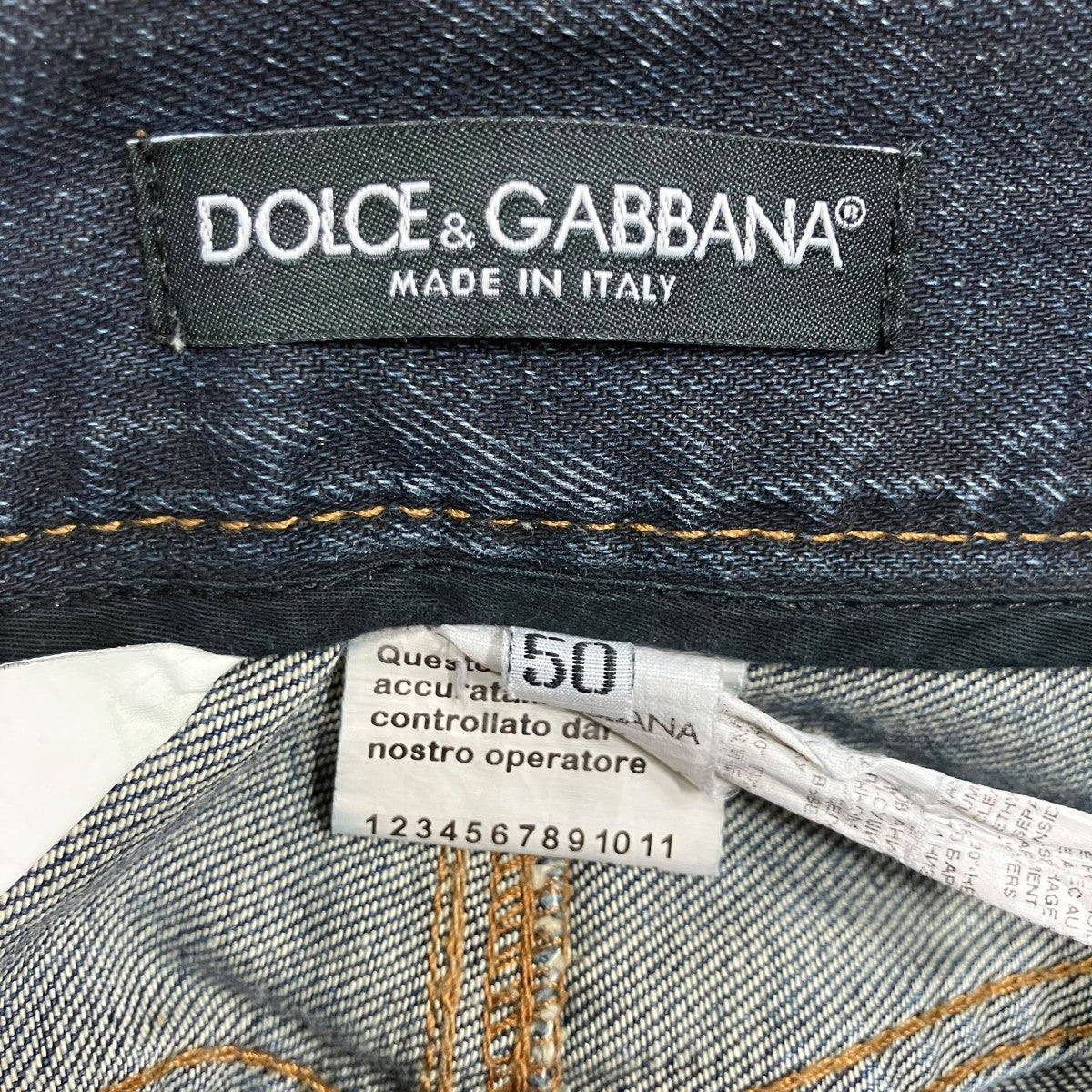 クラッシュ加工ウォッシュドデニムパンツG374LP/G8H50