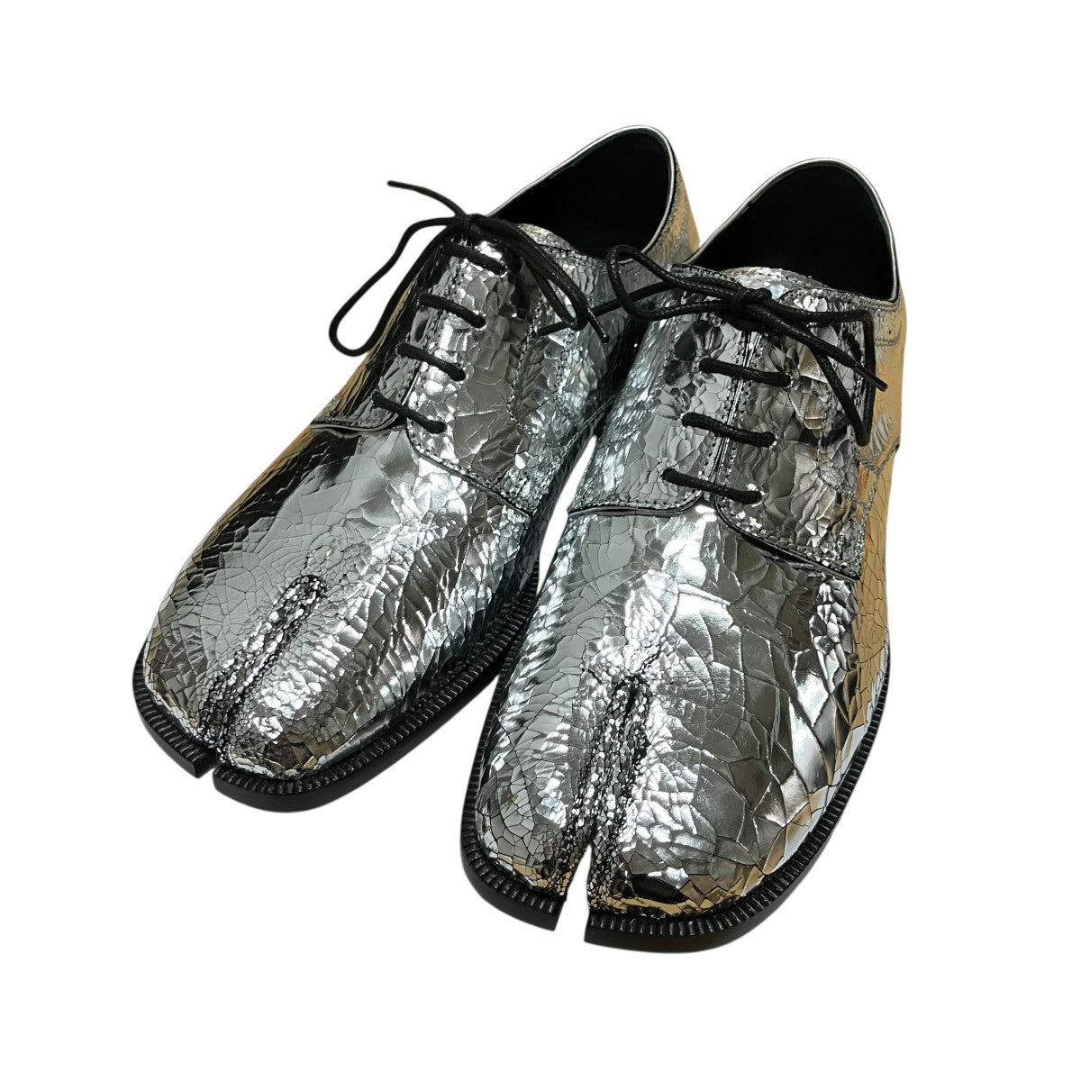 Maison Margiela ブロークンミラー足袋レースアップシューズ 古着・中古-1枚目のアイテム画像