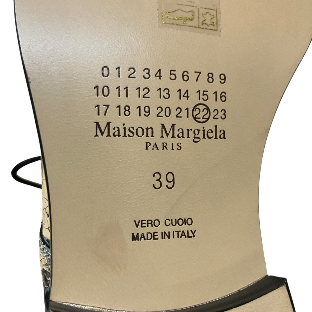 Maison Margiela ブロークンミラー足袋レースアップシューズ 古着・中古-8枚目のアイテム画像