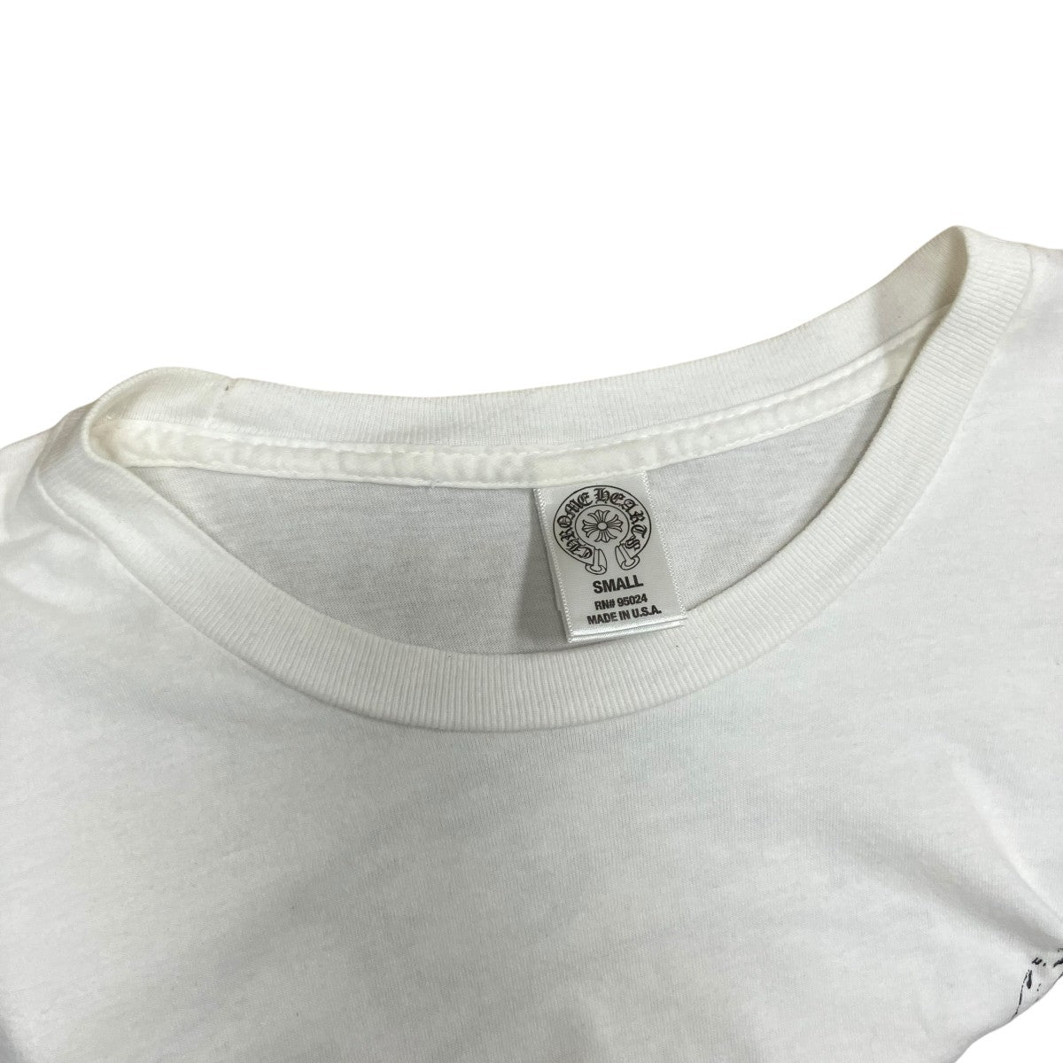 CHROME HEARTS(クロムハーツ) FOTIバックプリントTシャツ ホワイト