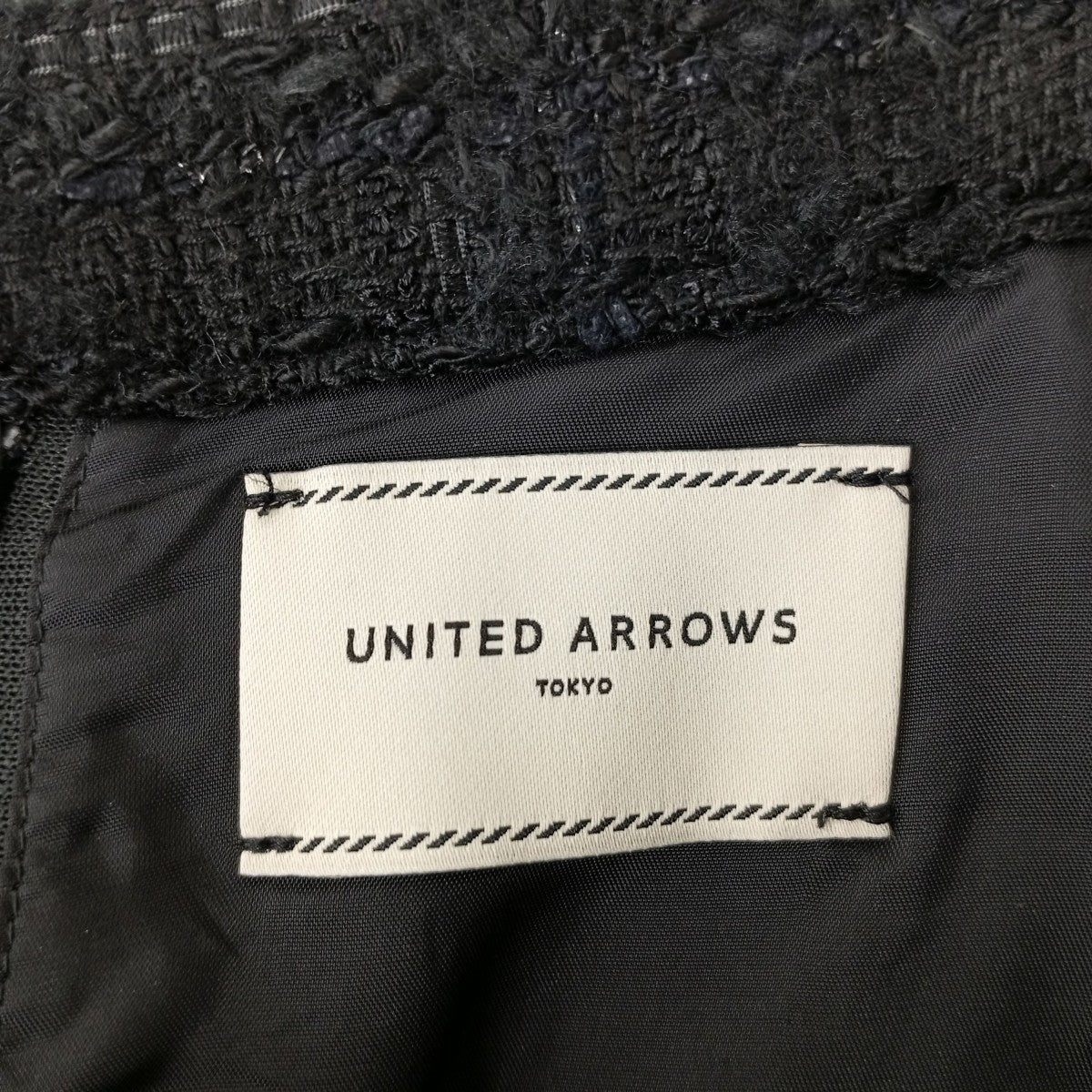 UNITED ARROWS ツイードスカート1524-144-5093 古着・中古-3枚目のアイテム画像