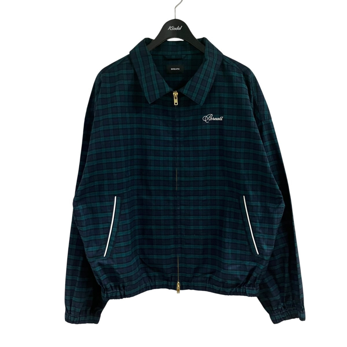 チェックジップアップジャケット