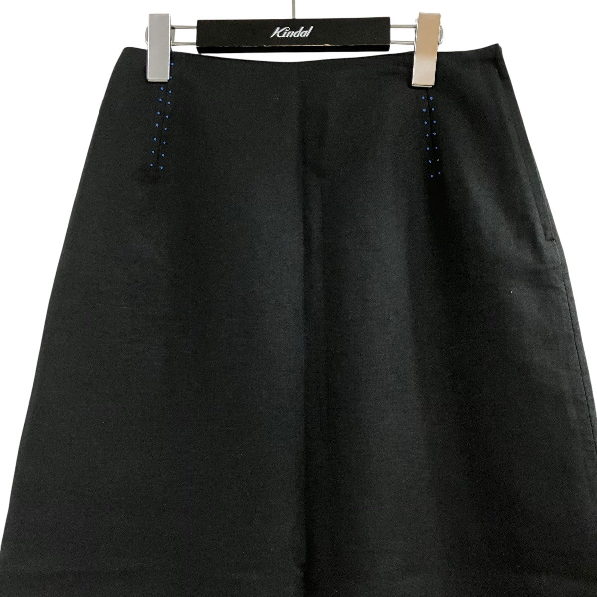 ISSEY MIYAKE 裾デザインリネンスリットスカート 古着・中古-2枚目のアイテム画像
