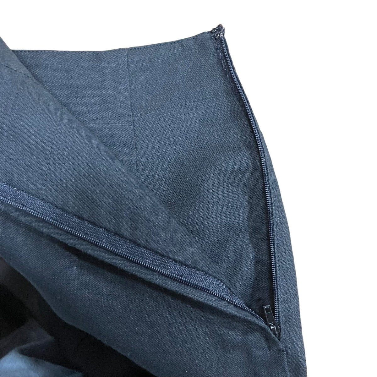 ISSEY MIYAKE 裾デザインリネンスリットスカート 古着・中古-9枚目のアイテム画像