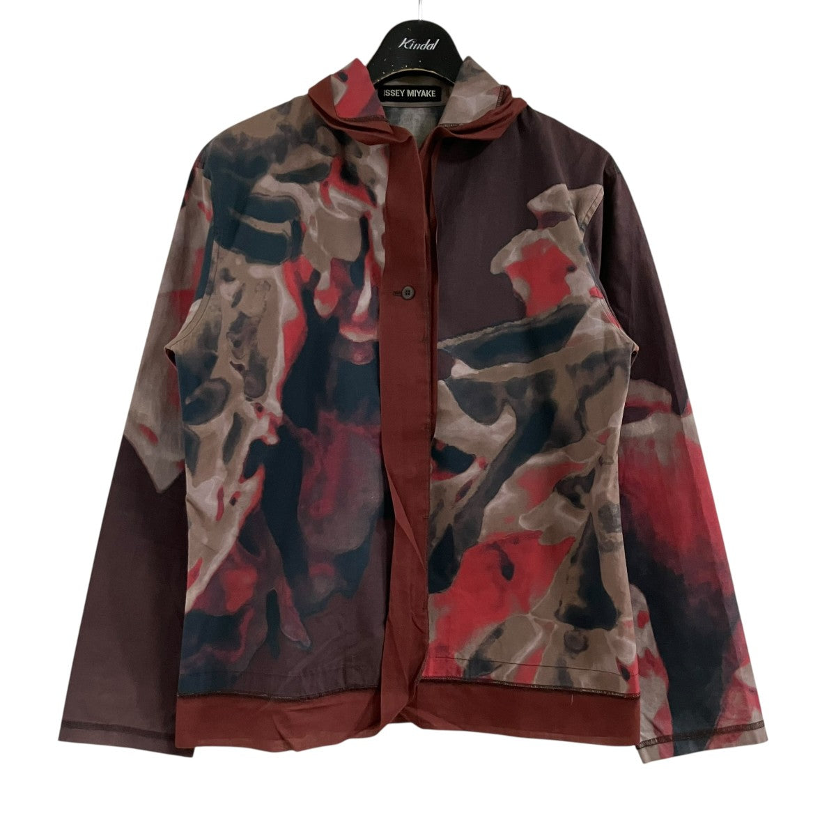ISSEY MIYAKE 総柄長袖シャツ 古着・中古-1枚目のアイテム画像