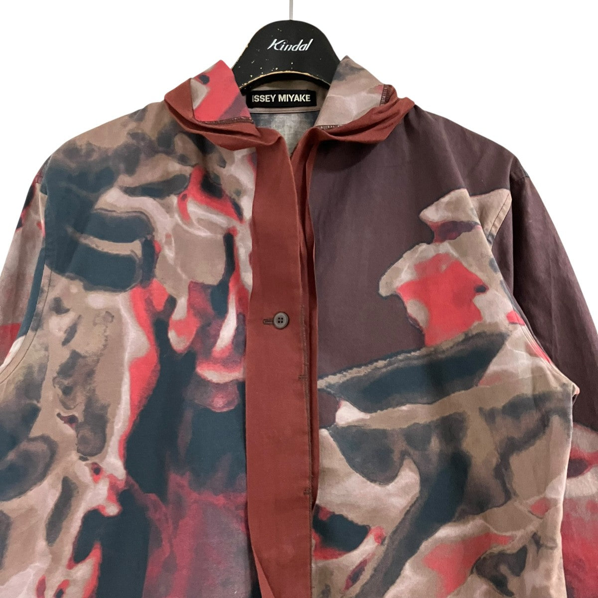 ISSEY MIYAKE 総柄長袖シャツ 古着・中古-2枚目のアイテム画像
