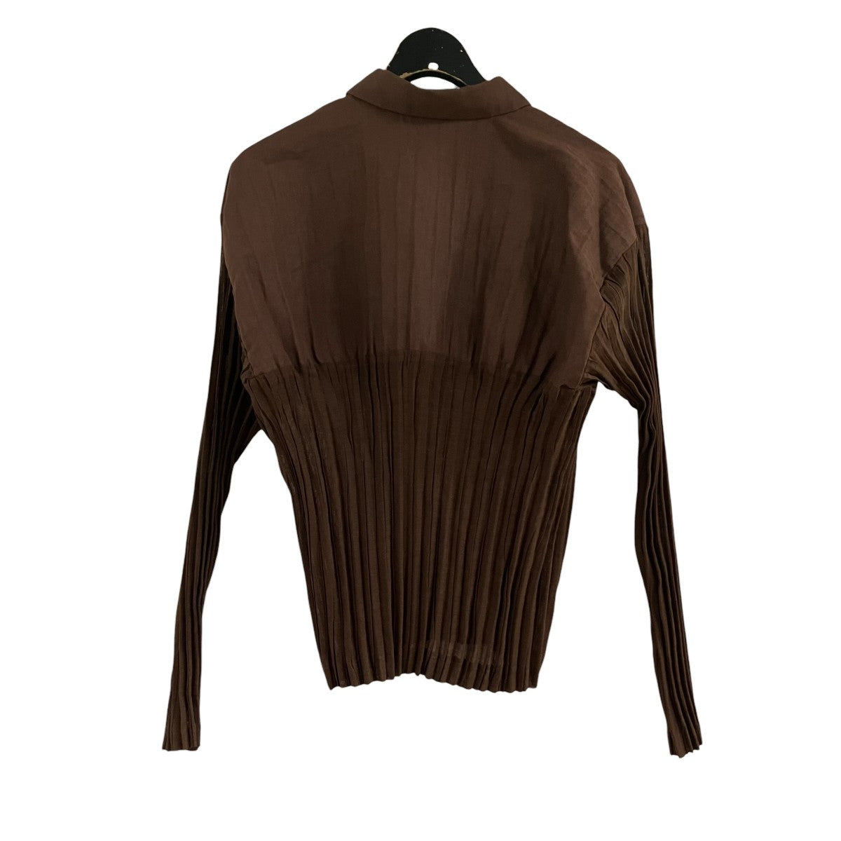 ISSEY MIYAKE シアープリーツドッキングシャツブラウス 古着・中古-3枚目のアイテム画像
